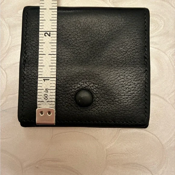 Hermes Black Leather Coin Pouch - Picture 5 of 15